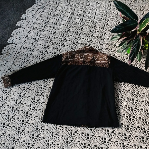 Vintage Cheetah Button Up Shirt - Size XL - Picture 4 of 6